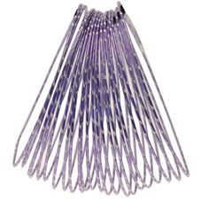 Soft Lilac Diamond Cut Aluminium Wire