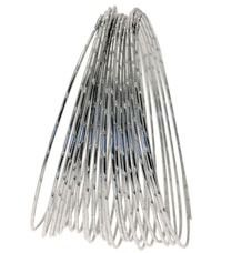 Silver Diamond Cut Aluminium Wire