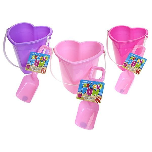 pink bucket and spade