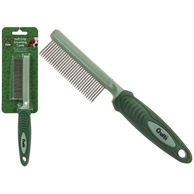 Crufts Soft Grip Grooming Comb On Blister Card               