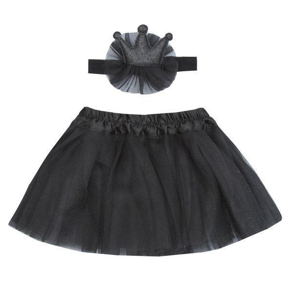 Baby Girl Tutu And Headband Set Black By Baby Town Angel Wholesale