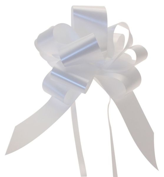 White Pull Bow