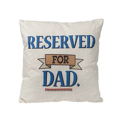 16x16 Inch Dad Square Cushion With Hang   Tag In 2 Piece Vacuum Pack        