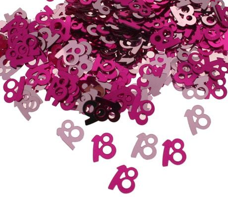 Pink Shimmer 18s Confetti