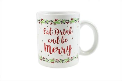 Eat Drink Be Merry Mug