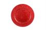 Embossed Red Charger Plate