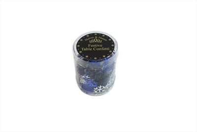 Silver TableChristmas Confetti 4 Assorted Designs