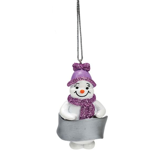 Snowgirl Blank Decoration ideal for personalisation