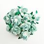 Paper Tea Rose Pale Blue  (144 Pack)