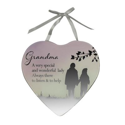 Reflections Of The Heart Mirror Plaque Grandma