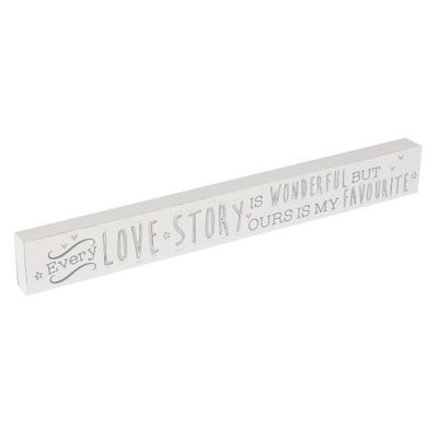 Love Life - Mdf Plaque - Every Love Story Is-