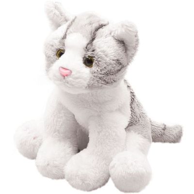 Yomiko Sitting Grey Tabby Cat