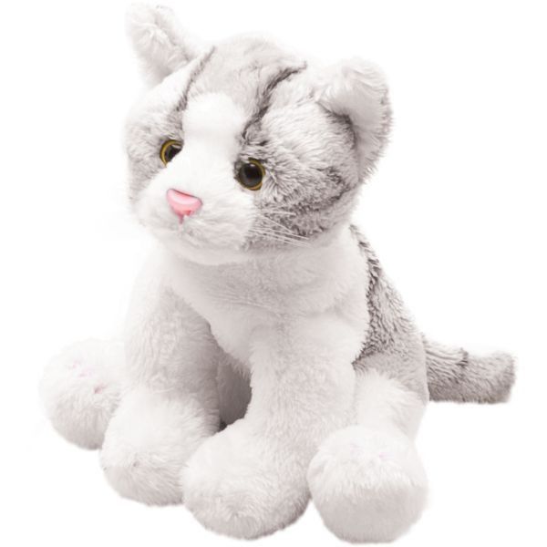 Yomiko Sitting Grey Tabby Cat