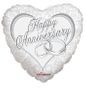 Happy Anniversary Rings Balloon