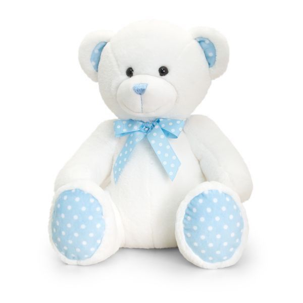 35cm Baby Spotty Bear 2  Assorted By Keel Toys
