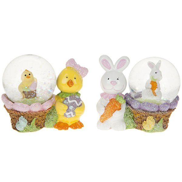 2 Assorted Easter Waterballs 45mm  With Character In 12pc Pdq