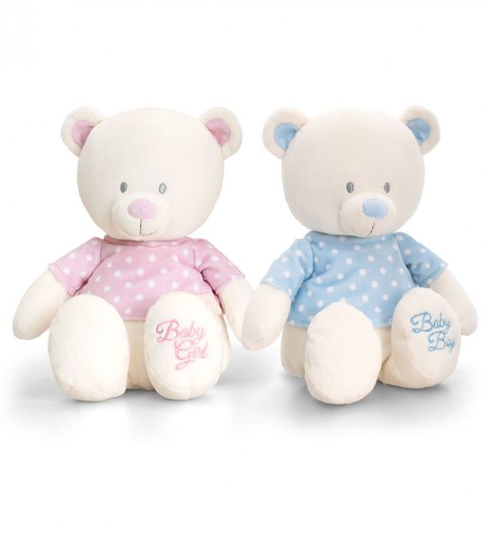 25cm Boy or Girl Baby Bear With T-shirt Soft Toys