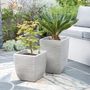 Limestone Grey Cotswold Planter 32cm Square