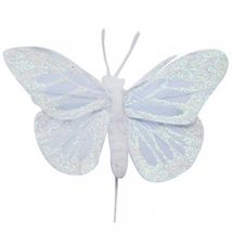 Light Blue Feather Butterflies