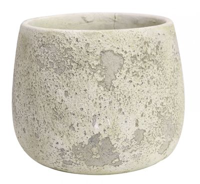 Rustic Bowl Cement Flower Pot 17cm