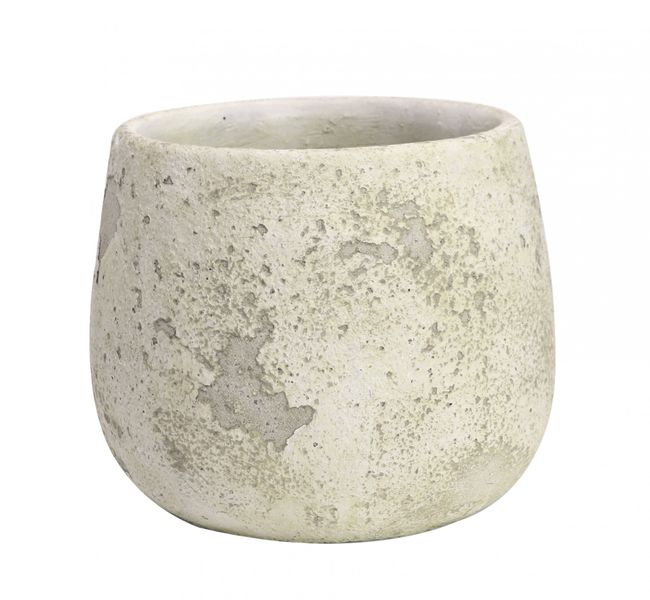 Rustic Bowl Cement Flower Pot 14.5cm