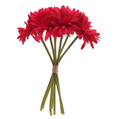 Red Gerbera Bunch
