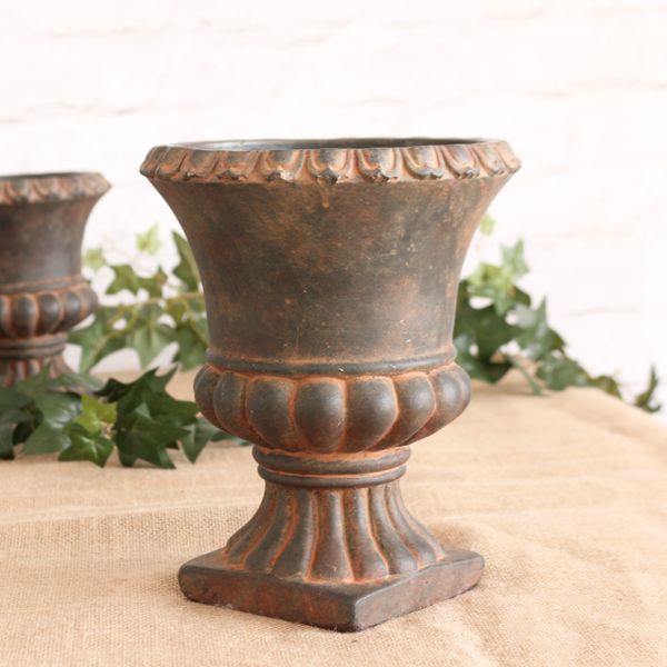 Urn Cement Flower Pot 24cm