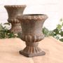 Urn Cement Flower Pot 19.5cm