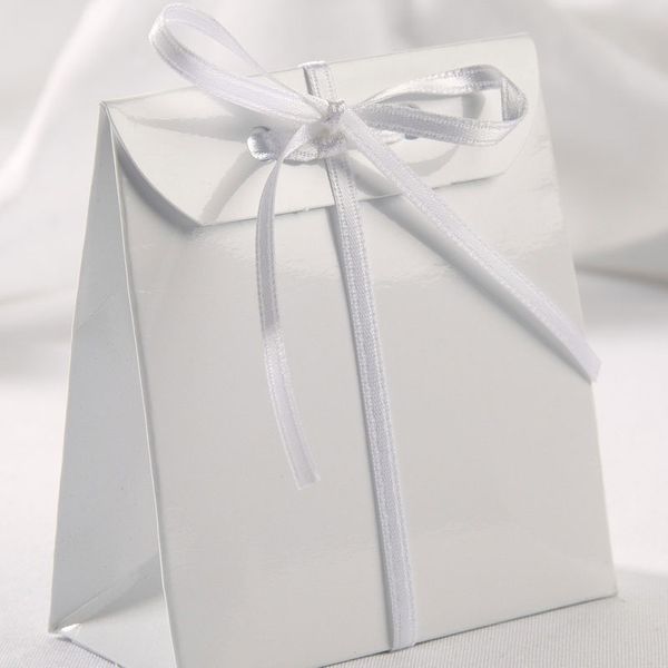 Glossy White Sacchetto Box