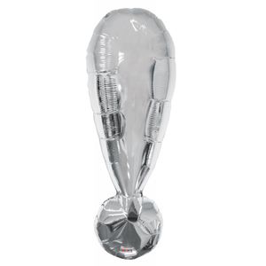 34"  Silver Symbol ! Balloon