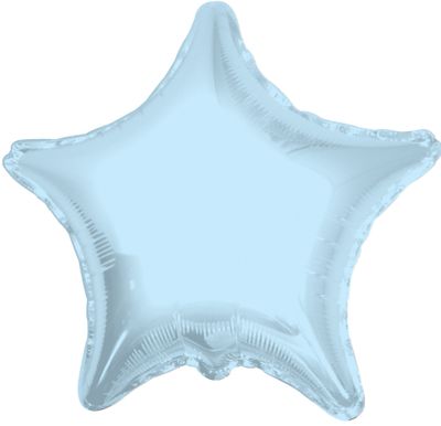 Light Blue Star Balloon (22inch)