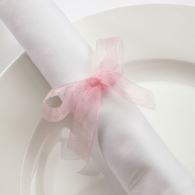 15mm Pale Pink Organza