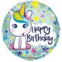 Cute Happy Birthday Unicorn balloon