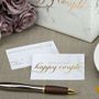 Scripted Marble Wish Cards