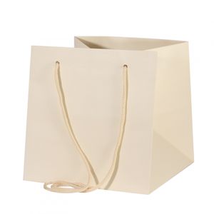 Ivory Hand Tied Bag (25cm)