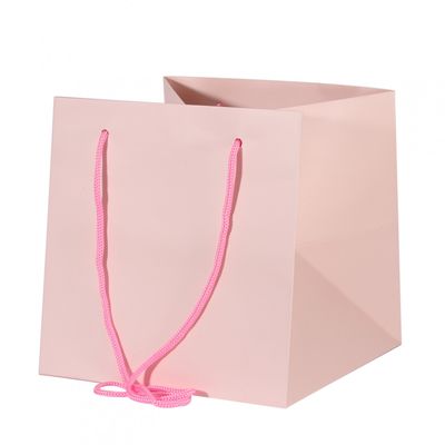 Pale Pink Hand Tied Bag (25cm)