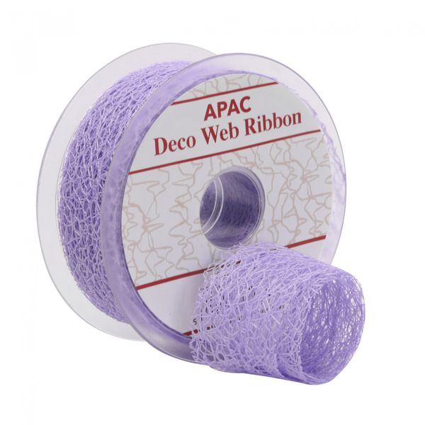 Lavender Deco Web Ribbon (38mm)