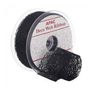 Black Deco Web Ribbon (38mm)