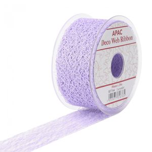 Lavender Deco Web Ribbon (50mm)