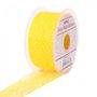 Yellow Deco Web Ribbon (20mm)