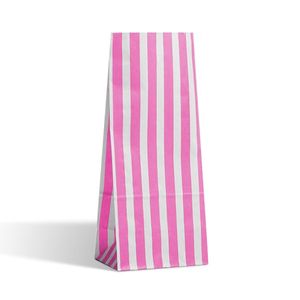 Pink Candy Stripe Pic N Mix Bag
