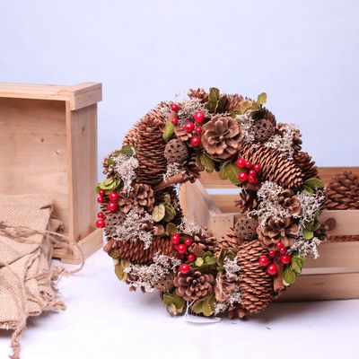 Cinnamon Berry Christmas Wreath (30cm)