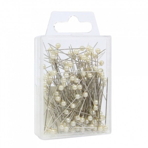 Ivory Pearl Headed Pins (5cm)