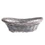 Grey Oval Basket