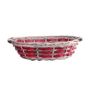 Red Oval Two Tone Tray 45/49cm