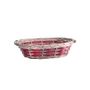 Red Oval Two Toned Tray 38/42cm