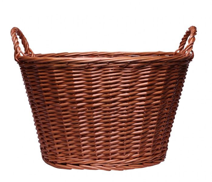 Natural Oval Basket With Ears 50cm