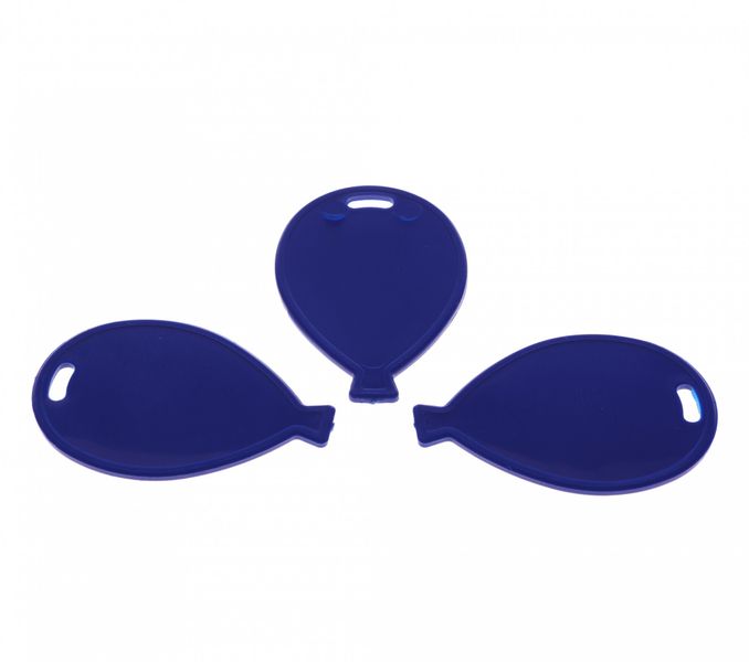 Primary Blue Balloon Shape Weights (x50)