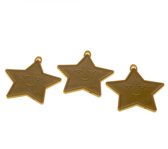 Gold Star Shape Weights (x50)