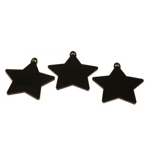 Black Star Shape Weights (x50)